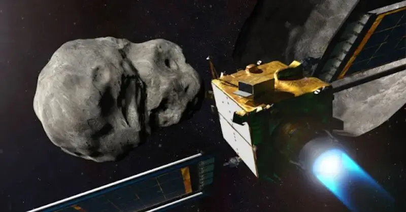 For First Time, Hubble And JWST Watched The Same Event: NASA Spacecraft Slamming Into An Asteroid