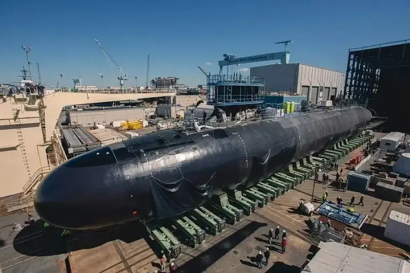 Huntington Ingalls launches a submarine of the Virginia class (SSN 796)