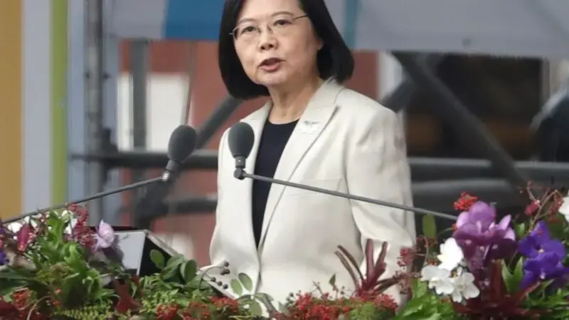 Taiwan's president says war with China 'not an option'