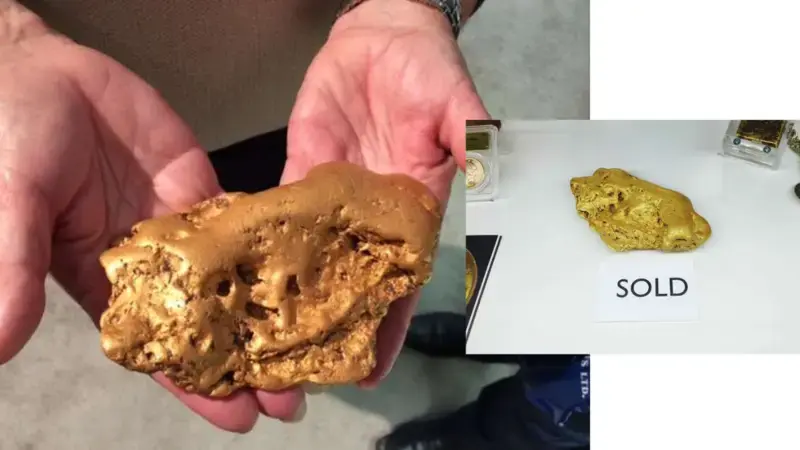 Giant gold ‘Butte Nugget’ sells to secret Bay Area buyer