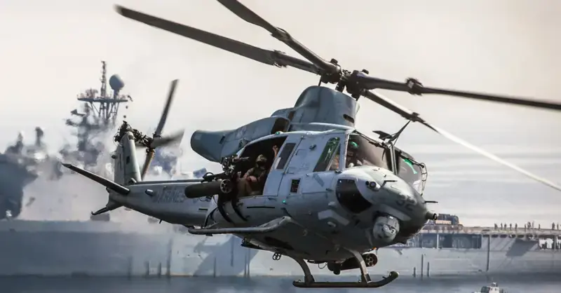 The UH-1Y Venom is the most recent and last model of the legendary UH-1 helicopter