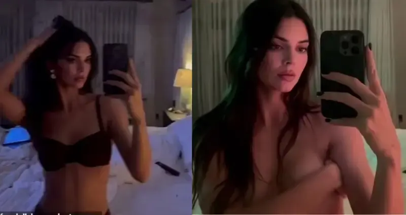Kendall Jenner goes TOPLESS in Sєxy new Instagram video as she flaunts her incredible body in lingerie