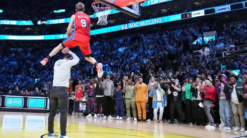 Ranking Mac McClung's near-perfect NBA All-Star dunk night, from the tap-and-go slam to the 540 walk-off jam