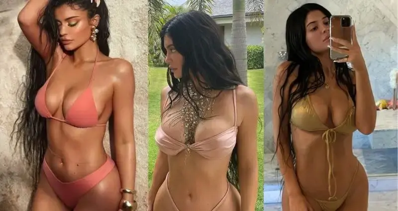 Kylie Jenner spills out of teeny black bra and slams sister Kim Kardashian as ‘f**king rude’ in new thirst trap pH๏τos