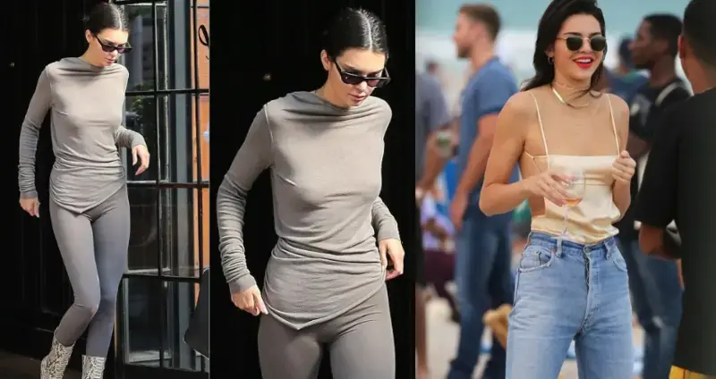 Kendall Jenner puts on leggy display in figure-hugging grey look as she leaves H๏τel in edgy boots