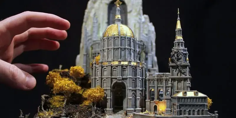 Elden Ring Fan Recreates Leyndell In Stunning Paper Model