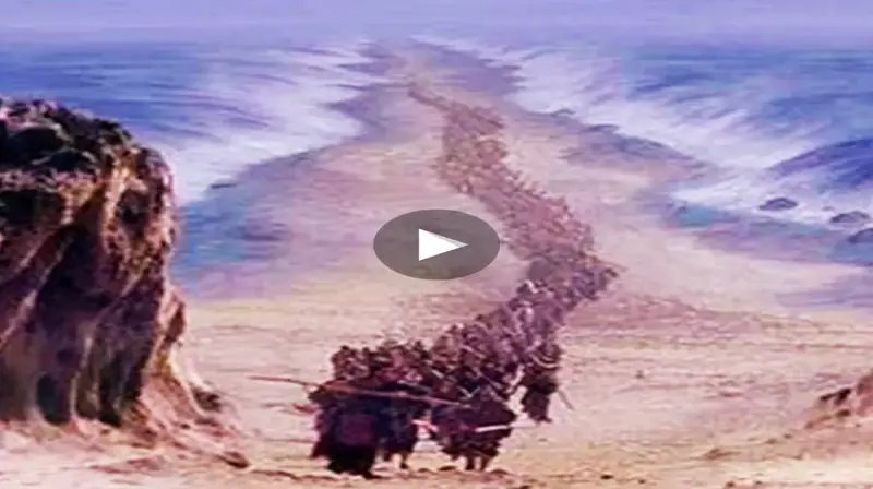 Moses discovered the alleged 3,200-year-old ancient Egyptian agm ruins after he crossed the Red Sea (VIDEO)