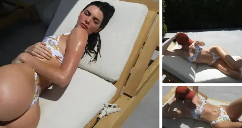 Kendall Jenner gets cheeky in ʙuтт-baring thong ʙικιɴι