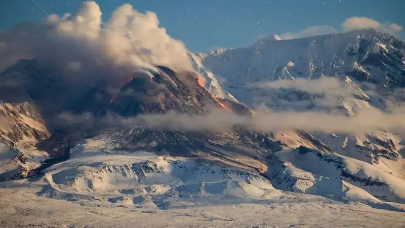 Volcano eruption on Russia's Kamchatka spews vast ash clouds