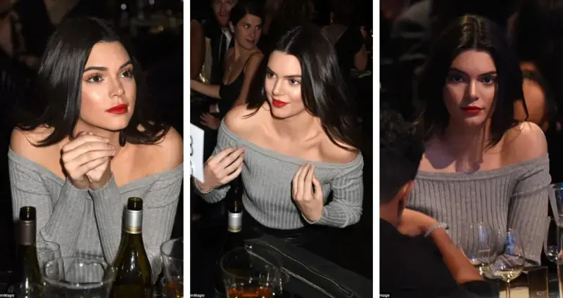 Kendall Jenner isn’t spared from the barbs as she and sister Kourtney watch Justin Bieber get roasted