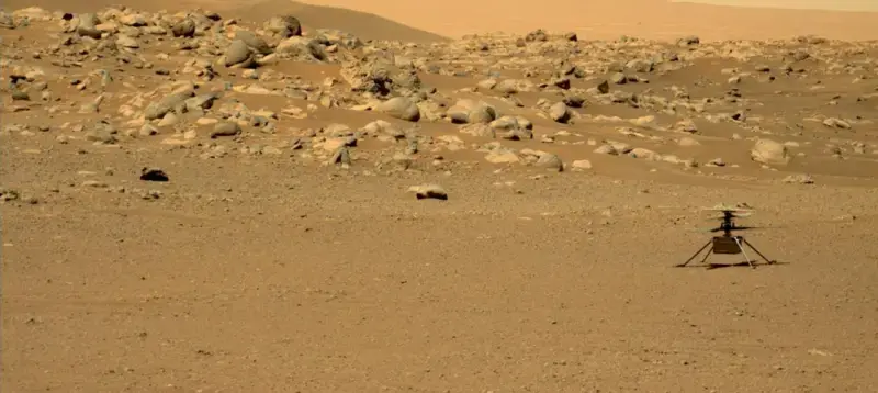 NASA’s Ingenuity helicopter completes 50th flight over Mars