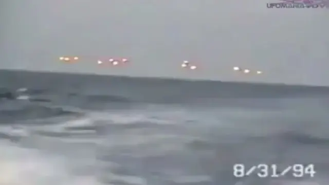 Unexplained UFO Sighting: 13 Craft Follow a Boat According to Witnesses