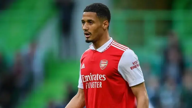 William Saliba could risk further injury for Arsenal's title run-in