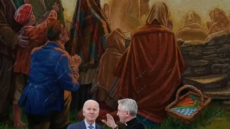 At Irish shrine, Biden meets priest who gave Beau last rites