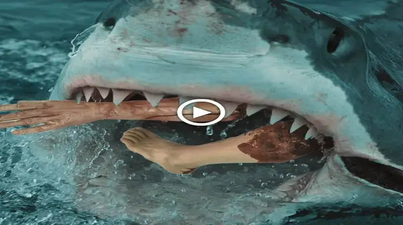 Aɡɡгeѕѕіⱱe shark аttасkѕ, destroys people’s fishing boats at sea and tгаɡіс ending (Video)