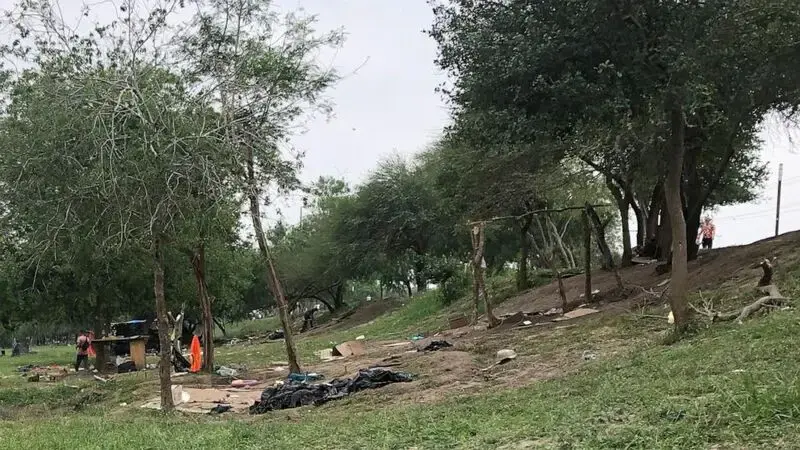 Mexico migrant camp tents torched across border from Texas