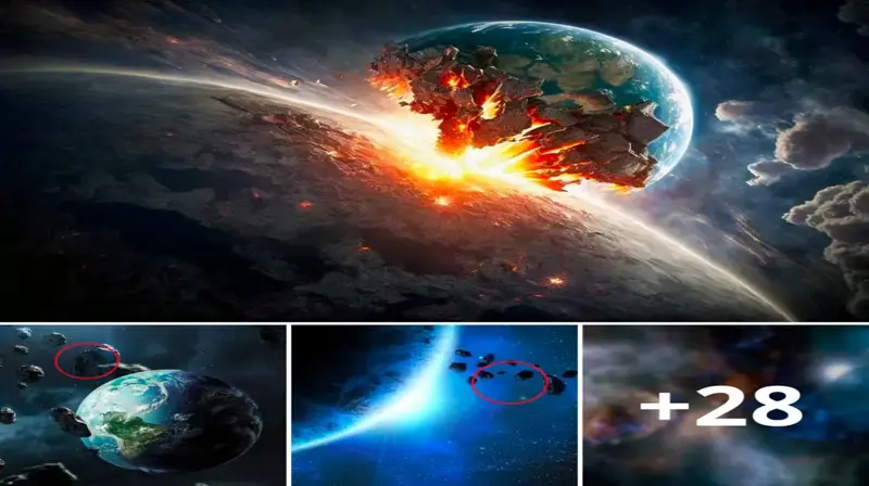 N.A.S.A Reports Fiʋe Asteroids Will Approach Earth Oʋer the Next Few Days