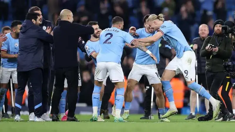 Pep Guardiola heaps praise on 'incredible' Erling Haaland after sealing Premier League record