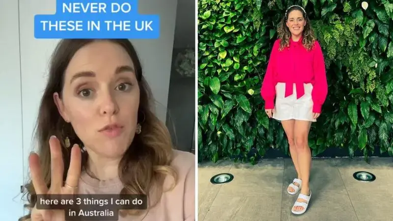 TikTok video of British expat lists three things she can do in Australia but ‘never again’ in the UK