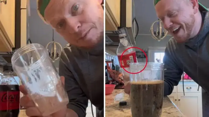 How to pour Coke without waiting for fizz to stop: TikTok video showing drink hack leaves viewers amazed