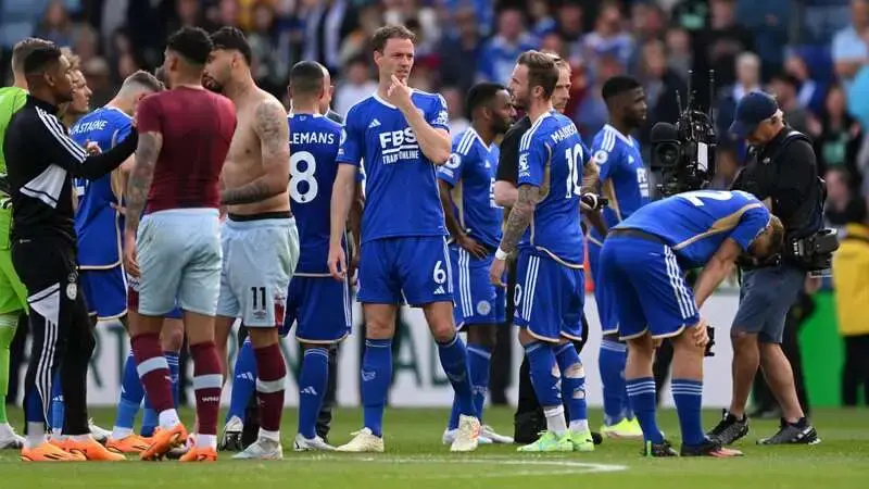 How Leicester and Leeds were relegated on the final day of the Premier League season