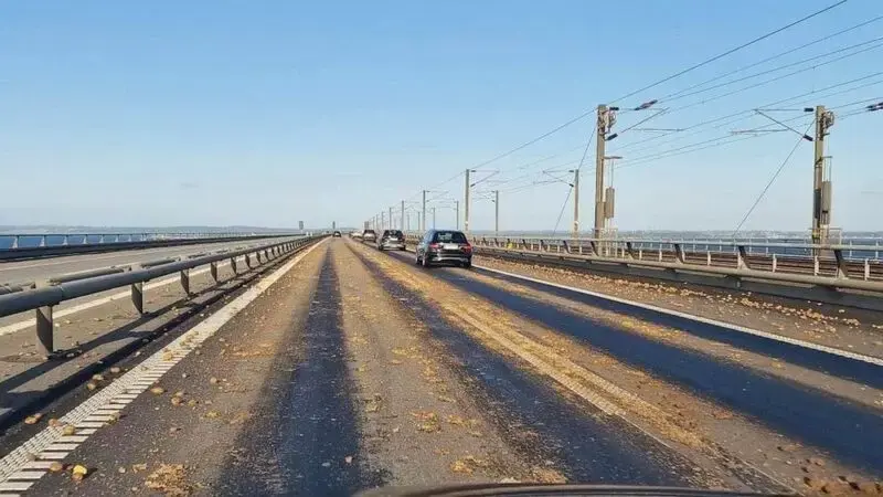 In Denmark, potatoes on key bridge cause havoc