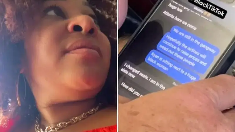 US woman slams fellow plane passenger on her flight from Puerto Rico to Atlanta for racist texts: ‘You’re disgusting’