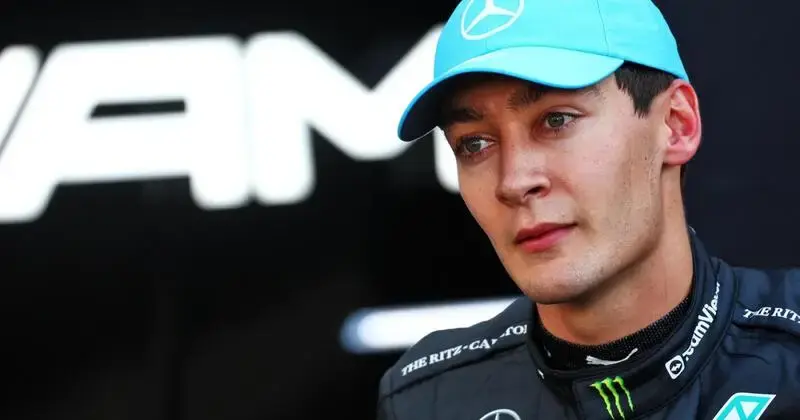 Russell not alarmed by Mercedes' lack of pace in Spain