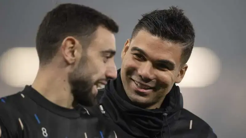 Casemiro responds to suggestions of falling out with Bruno Fernandes