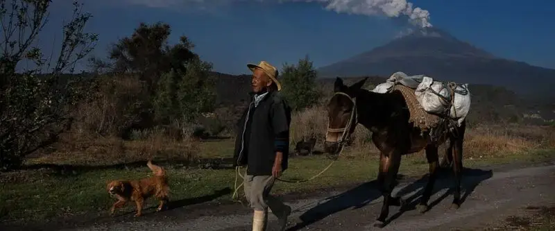 Mexico lowers alert level for Popocatepetl volcano