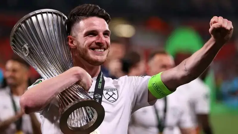 Declan Rice makes surprising admission on future after Europa Conference League triumph