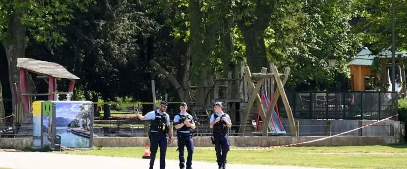 Playground stabbing: French town holds gathering to support wounded children, families