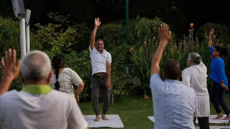 India's Prime Minister Modi will bend leaders into shape on International Yoga Day