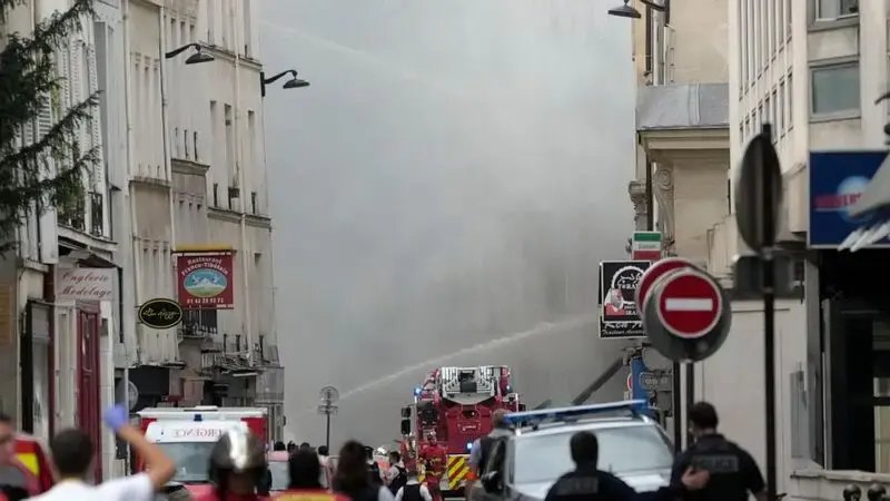 After Paris blast crumples building in Left Bank, rescue workers searching for 1 person