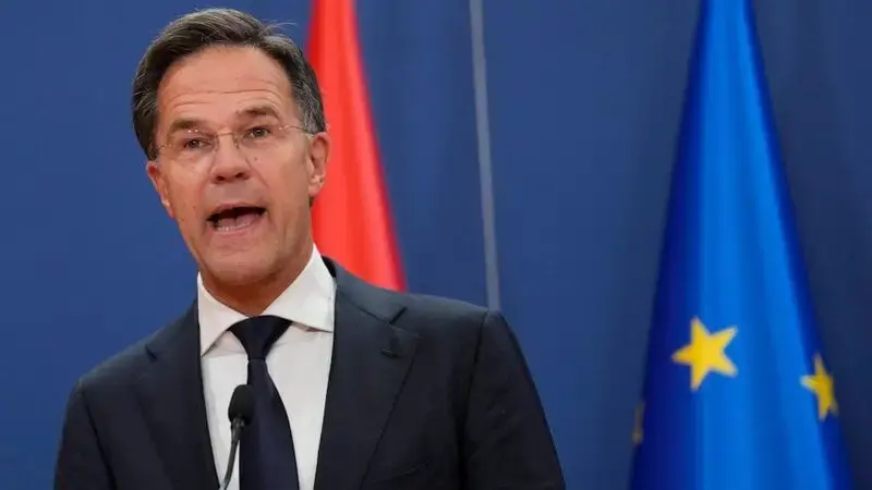 The Dutch prime minister is handing his resignation to the king after his coalition collapsed