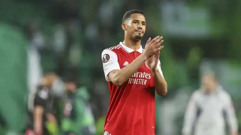 How William Saliba's new contract compares to Bukayo Saka and Arsenal squad