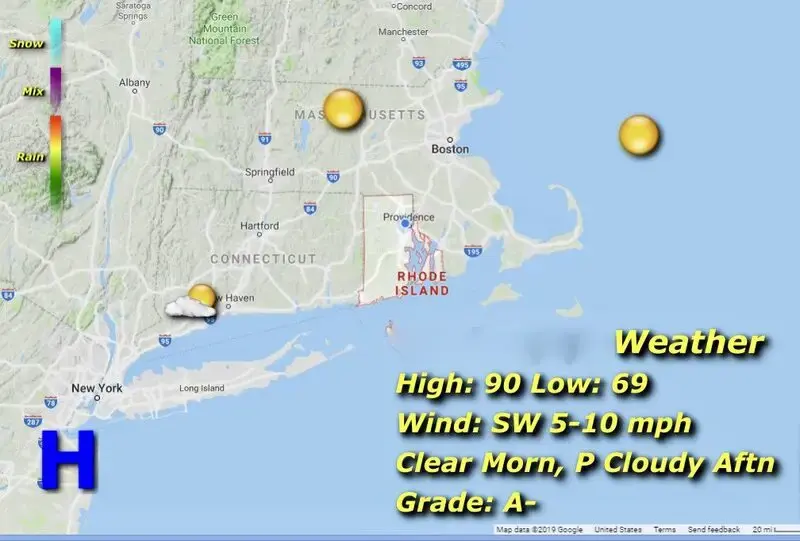 Rhode Island Weather for July 13, 2023 – John Donnelly