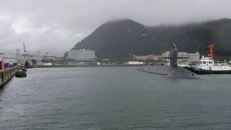 Amid tensions with North Korea, US nuclear-capable submarine arrives in South Korea for 1st time in decades