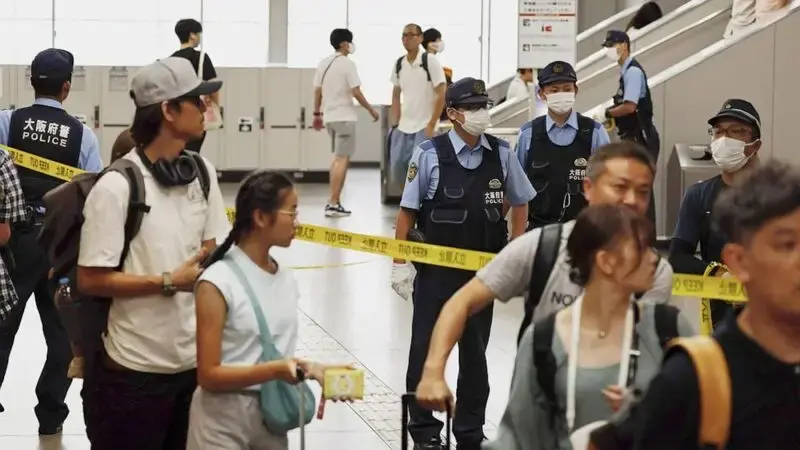 Police arrest suspect in knife attack on a train in western Japan. 3 were slashed and injured