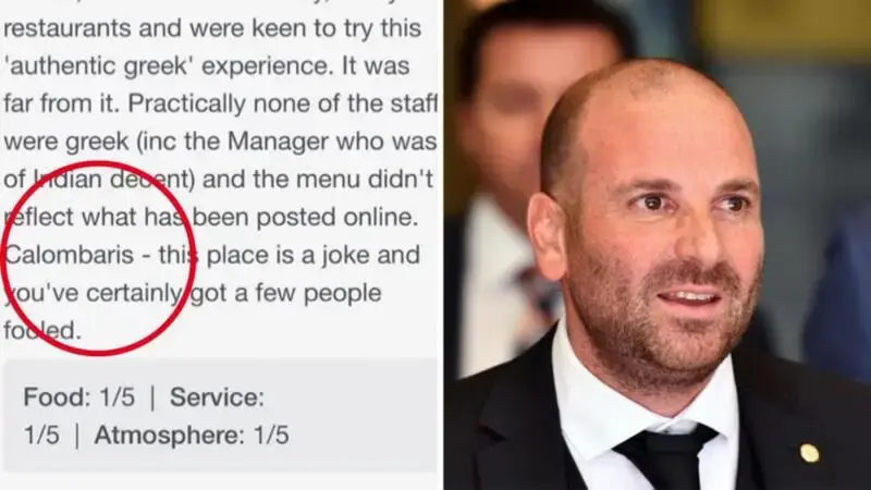 George Calombaris calls out ‘racist’ review left by customer who dined at new Melbourne restaurant