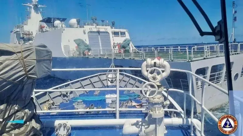 Philippine military condemns Chinese coast guard's use of water cannon on its boat in disputed sea