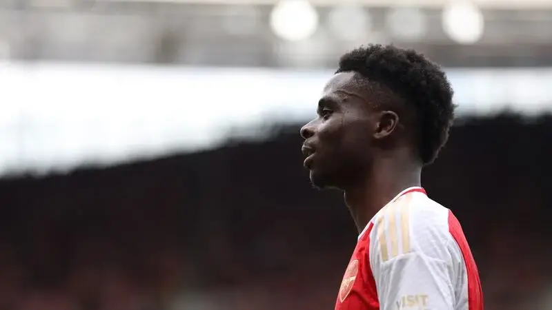Bukayo Saka breaks 26-year Premier League appearance record for Arsenal