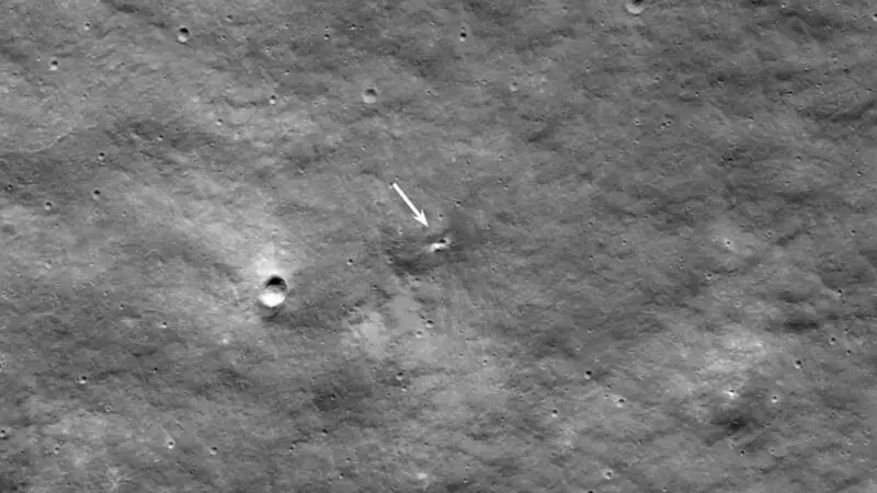A Russian spacecraft crashed on the moon last month. NASA says it's discovered where.