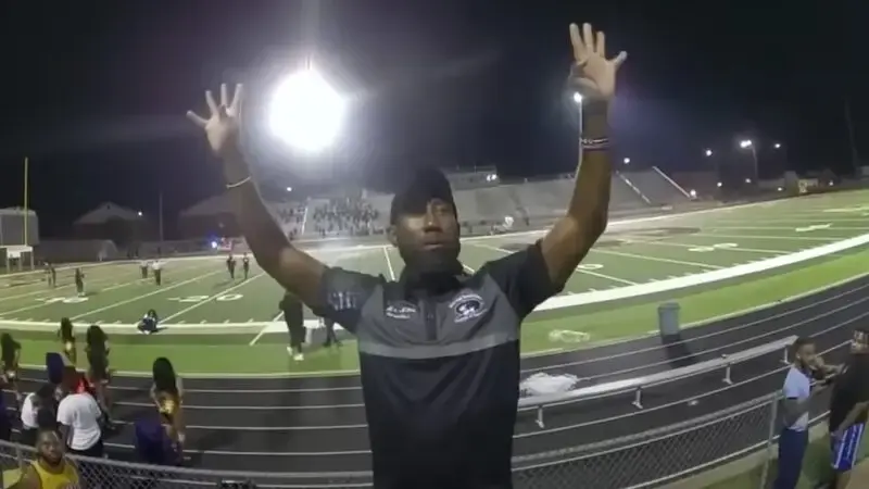 Body cam footage released after high school band director shocked with stun gun, arrested