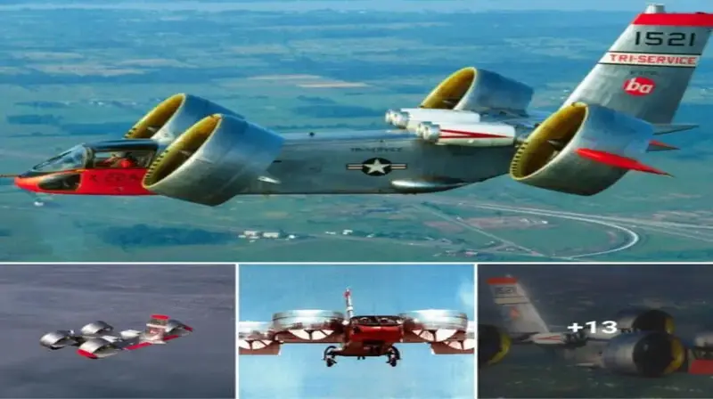 The Bell X-22 гeⱱoɩᴜtіoп: Soaring at 8,000 Feet, Speeding Beyond 300 mph, and Spanning 450 Miles – A ɡгoᴜпdЬгeаkіпɡ Aircraft Advancement