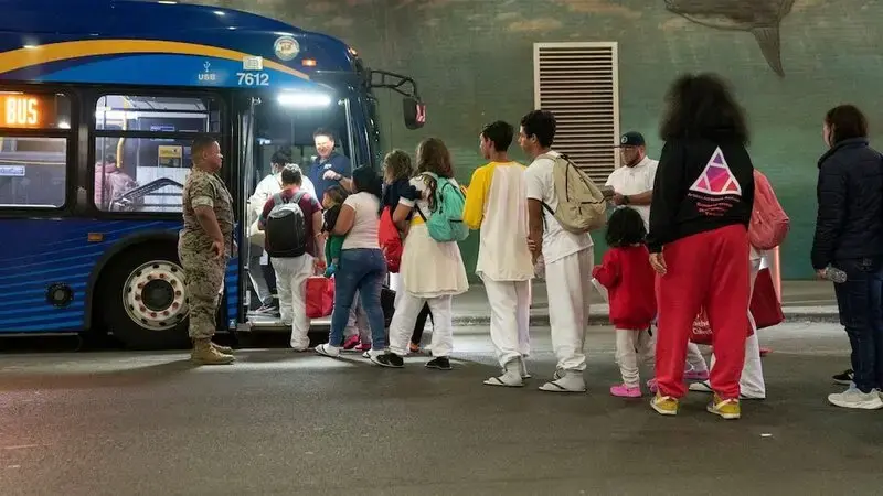 NYC dealing with new migrant surge as number of buses nearly triples in recent days