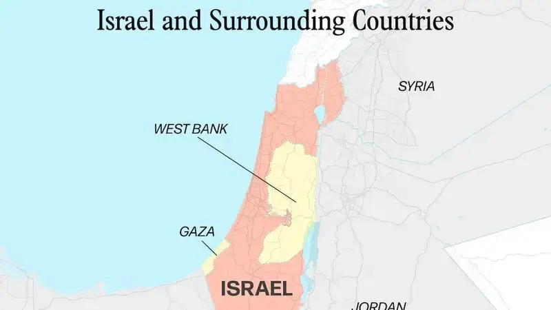 How Israel's geography, size put it in the center of decades of conflict