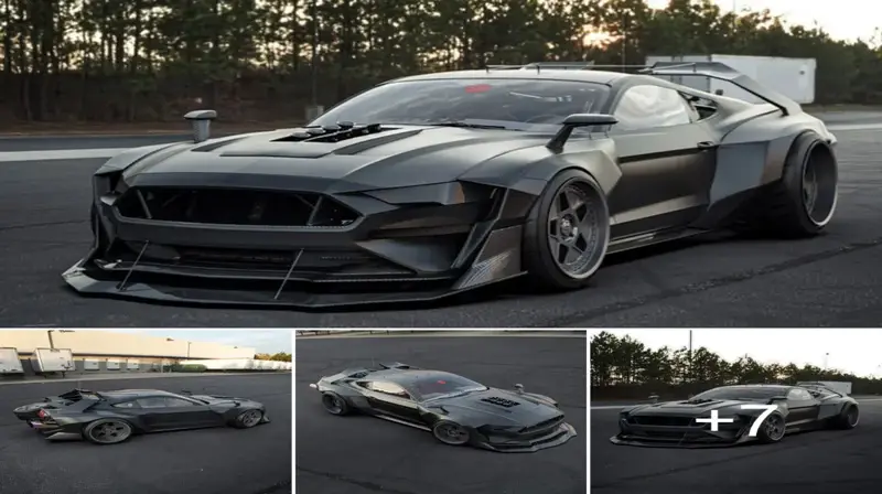 “Watch the Ford Mustang Supercar ‘Step oᴜt’ in the American Action Movie”