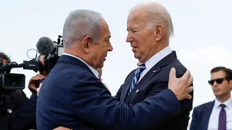 As Israel battles Hamas, Biden begins diplomatic visit with Netanyahu in Tel Aviv