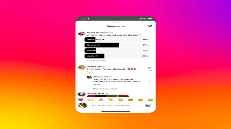 Instagram to let users add polls in comments section
